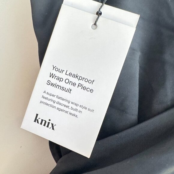 Knix One Piece Black Leakproof Swimsuit S+ - Picture 5 of 6